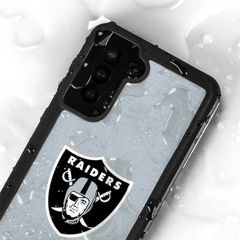 NFL Las Vegas Raiders - Alternate Distressed Galaxy S24 Plus Waterproof Case